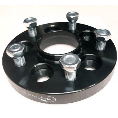 PCD change adapter from 5x100(auto) - to 5x114.3(wheel) | 20mm | 57.1/56.1 | Black edition | 12x1.25