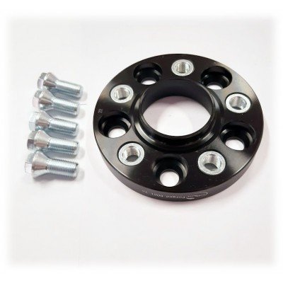 PCD change adapter from 5x120(auto) - to 5x112(wheel) | 20mm | 74.1/66.6 | Black edition | 14x1.5