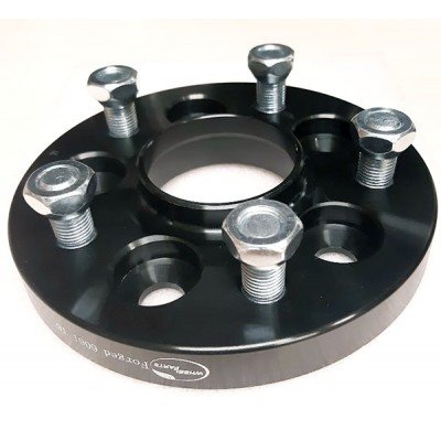 PCD change adapter from 5x114.3(auto) - to 5x100(wheel) | 17mm | 71.5/56.1 | Black edition | 12x1.25