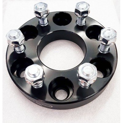 Wheel adapter hubcentric Nissan Pathinder 6x114.3 | 25mm | 66.1 | 12x1.25 | Black edition