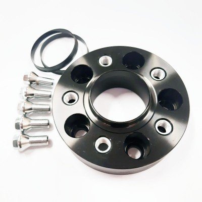 Separadores por  BMW 5x120 | 35mm | 74.1/72.6 | 14x1.5 | doble fijación | Serie negra