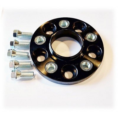 Wheel adapter hubcentric  Mercedes Benz, Audi 5x112 | 25mm | 66.56 | Black edition | 14x1.5