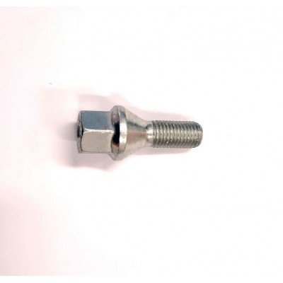 Wheel bolt M12x1.5x23 Conical H17 Silver