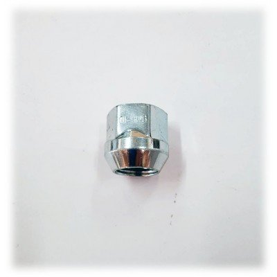 Wheel lug nut M14x2x18 Conical H19 Silver