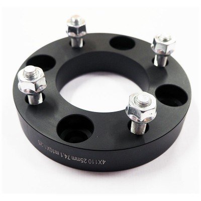 ATV Wheel adapter  Yamaha, Honda, CF Moto 4x110 | 25mm | 74.1 | Black edition | 10x1.25