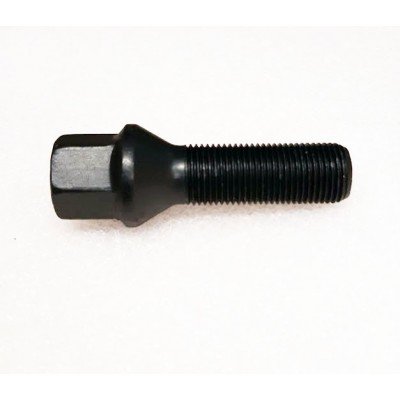 Wheel bolt M12x1.25x38 Conical H17 Black
